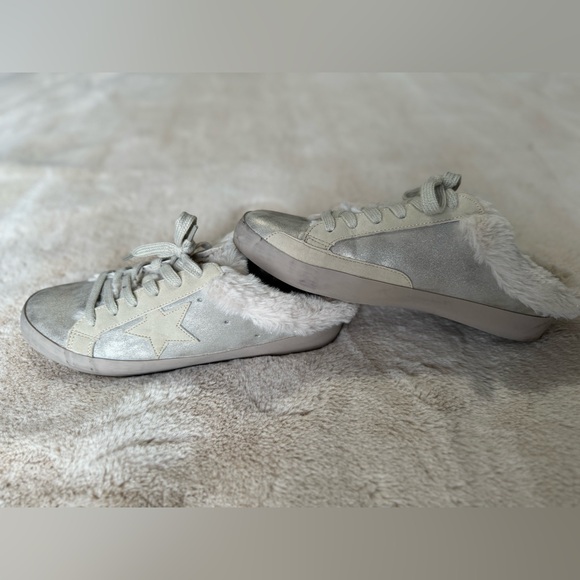 ShuShop fur lined slide shoes. Size 9 - Picture 7 of 9